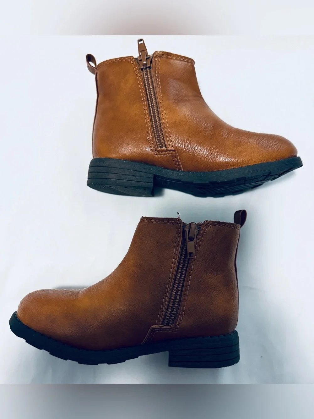 Girls ankle brown boots size 8